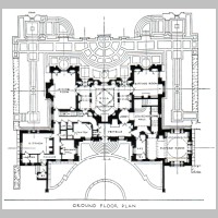 Heathcote, Ilkley, Yorkshire, completed 1906, ground floor plan, photo Country Life.jpg